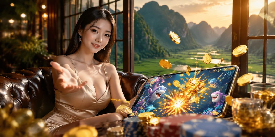 Người chơi tại Ninh Bình thưởng thức game bắn cá và giải trí di động bên ly cà phê